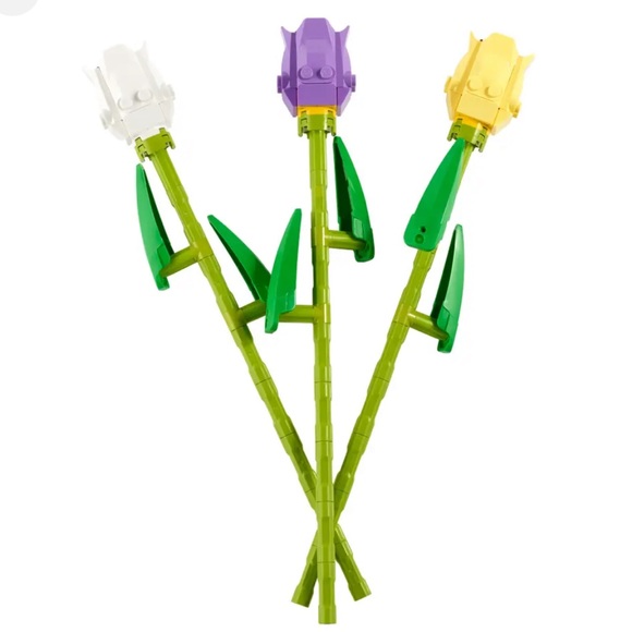 LEGO Tulips Flower Bouquet Set - Picture 2 of 5